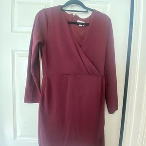 Never worn LOFT garnet dress, size 8